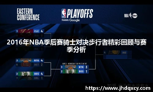 2016年NBA季后赛骑士对决步行者精彩回顾与赛季分析